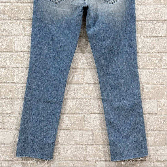 MOTHER THE MID RISE DAZZLER ANKLE FRAY KEANS - Hopeless Romantic - Sz-28 - Picture 7 of 12